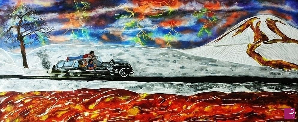 quadri in vendita online - The Road To Hell