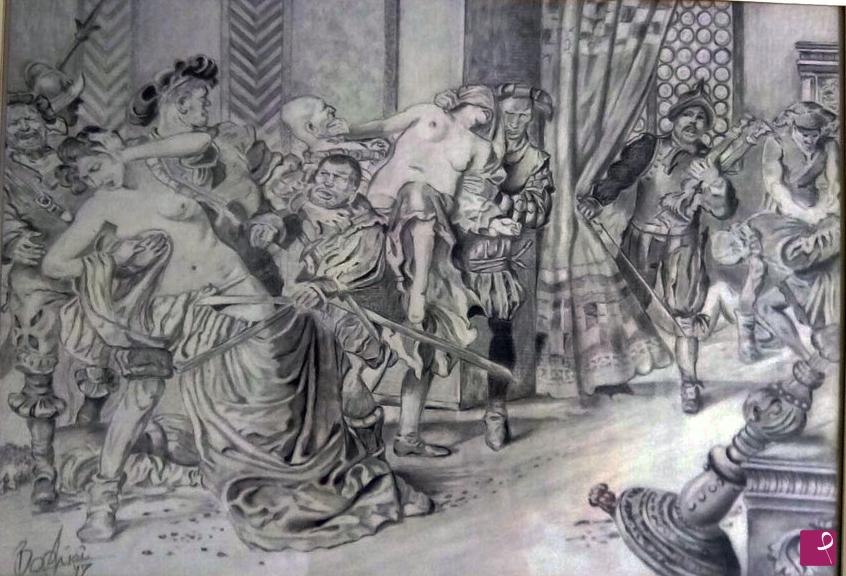 quadri in vendita online - The Sack of Rome 1527