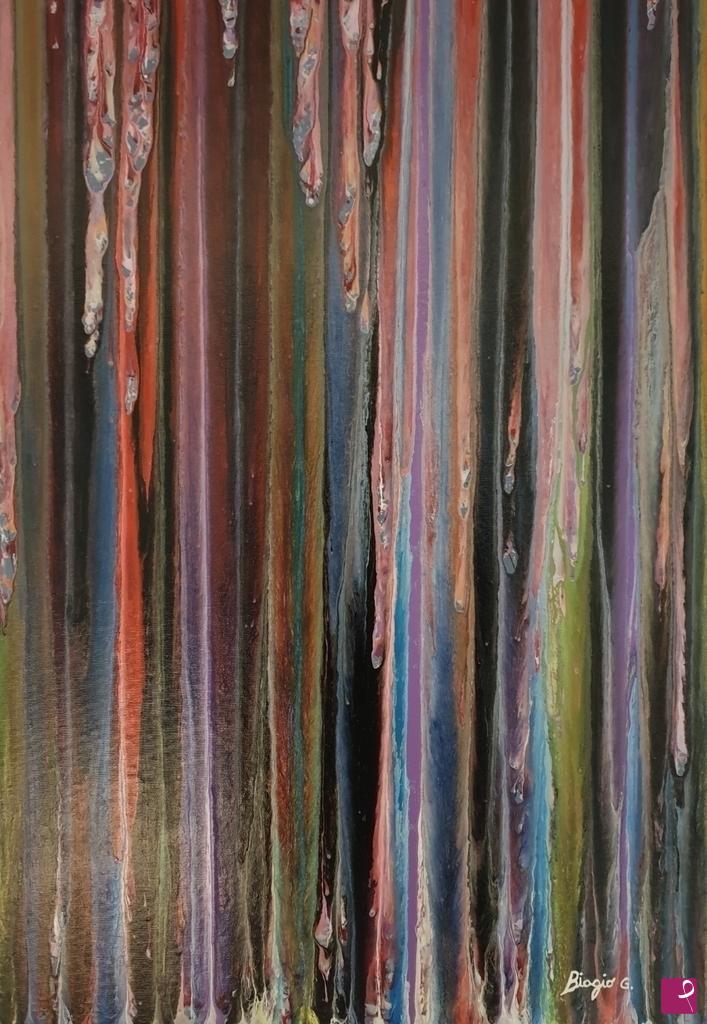 quadri in vendita online - The sad rainbow 
