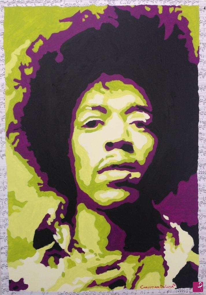quadri in vendita online - The song of Jimi Hendrix