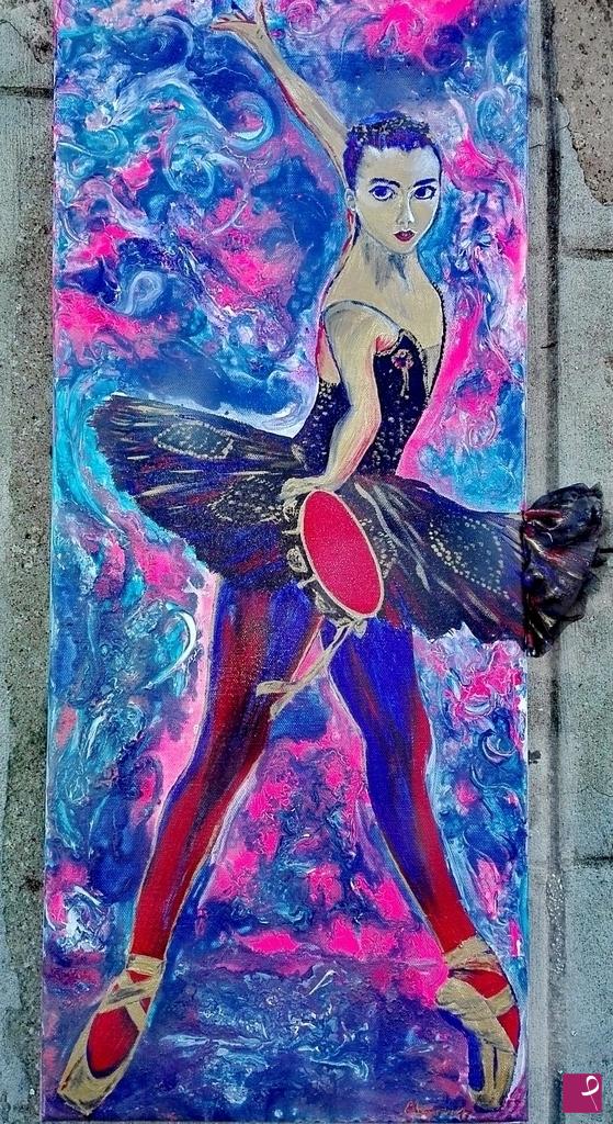 quadri in vendita online - The strengh of the Ballerina