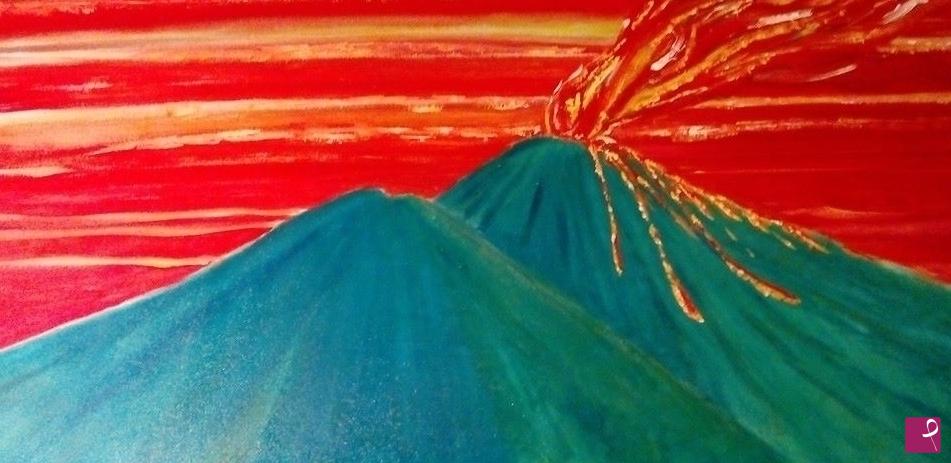 quadri in vendita online - the vesuvius