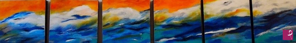 quadri in vendita online - The Wave  "L'Onda"