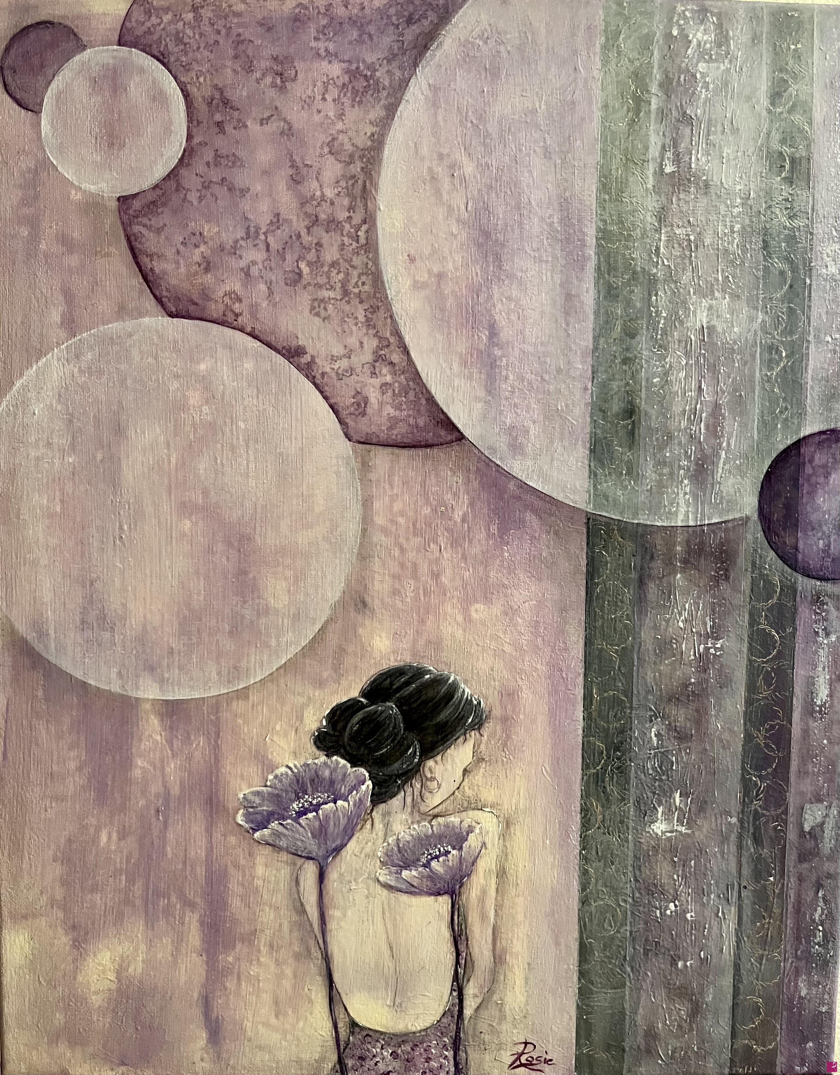 quadri in vendita online - The woman  of the moons 