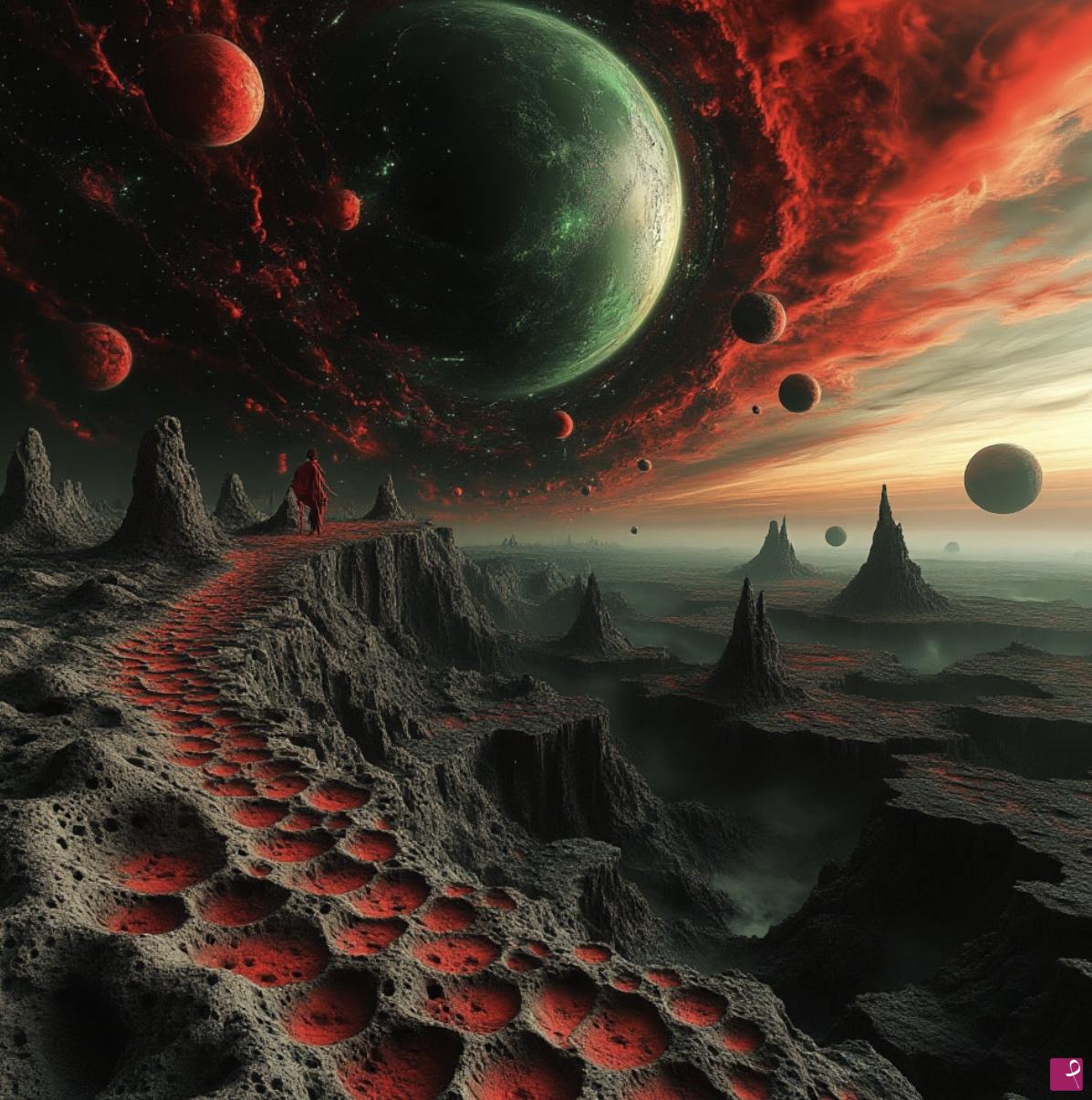 quadri in vendita online - The world  of the new planet 