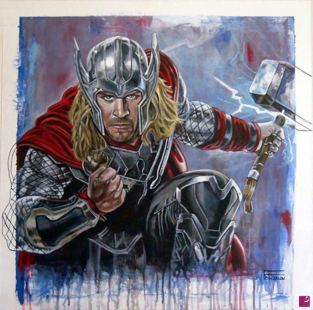 quadri in vendita online - Thor il Dio del Tuono