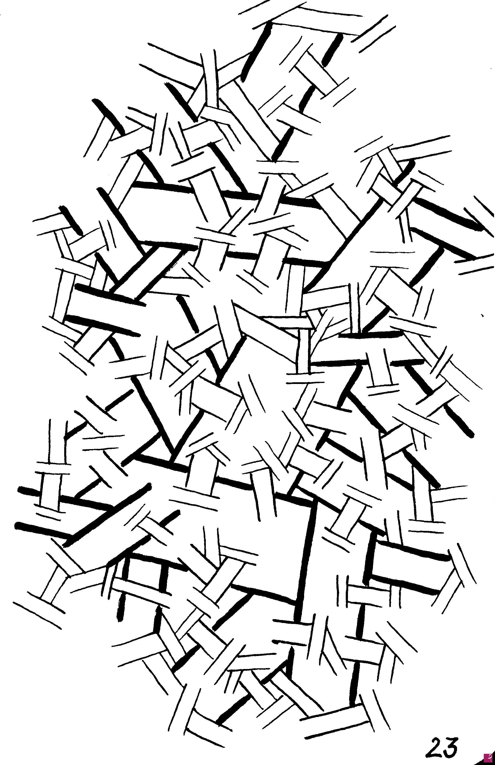 quadri in vendita online - Thorn Pattern