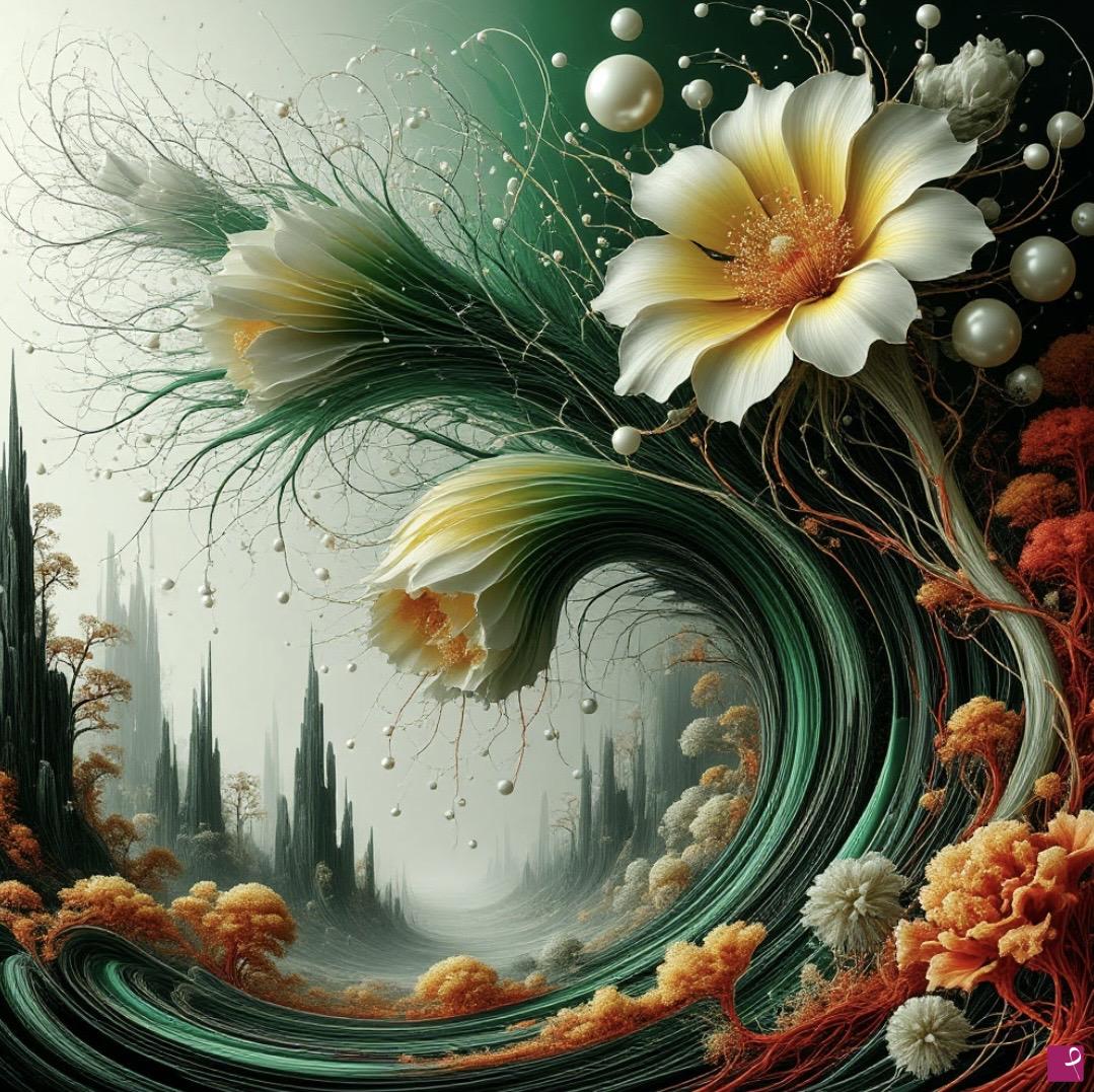 quadri in vendita online - Three flowers