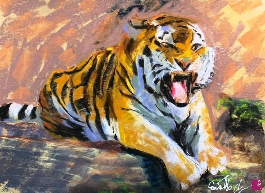 quadri in vendita online - TIGER 1