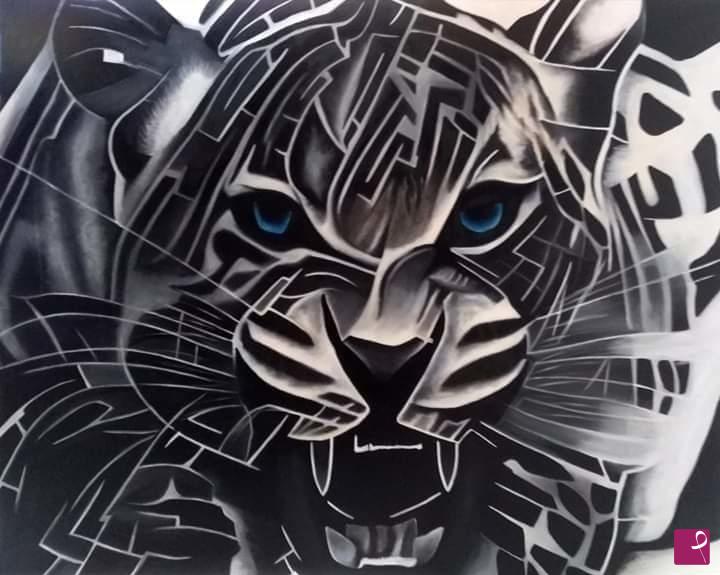 quadri in vendita online - Tiger 