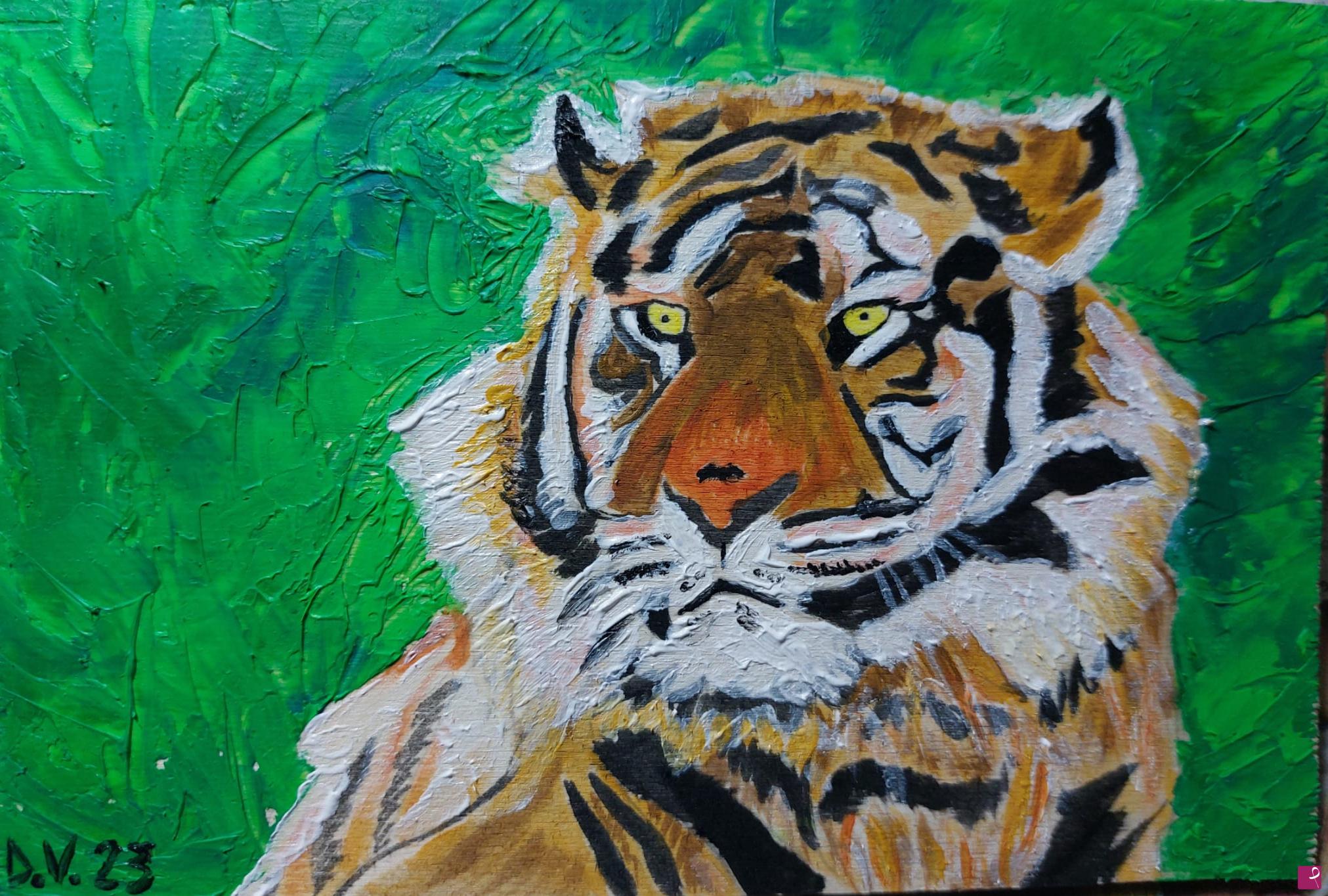 quadri in vendita online - Tiger