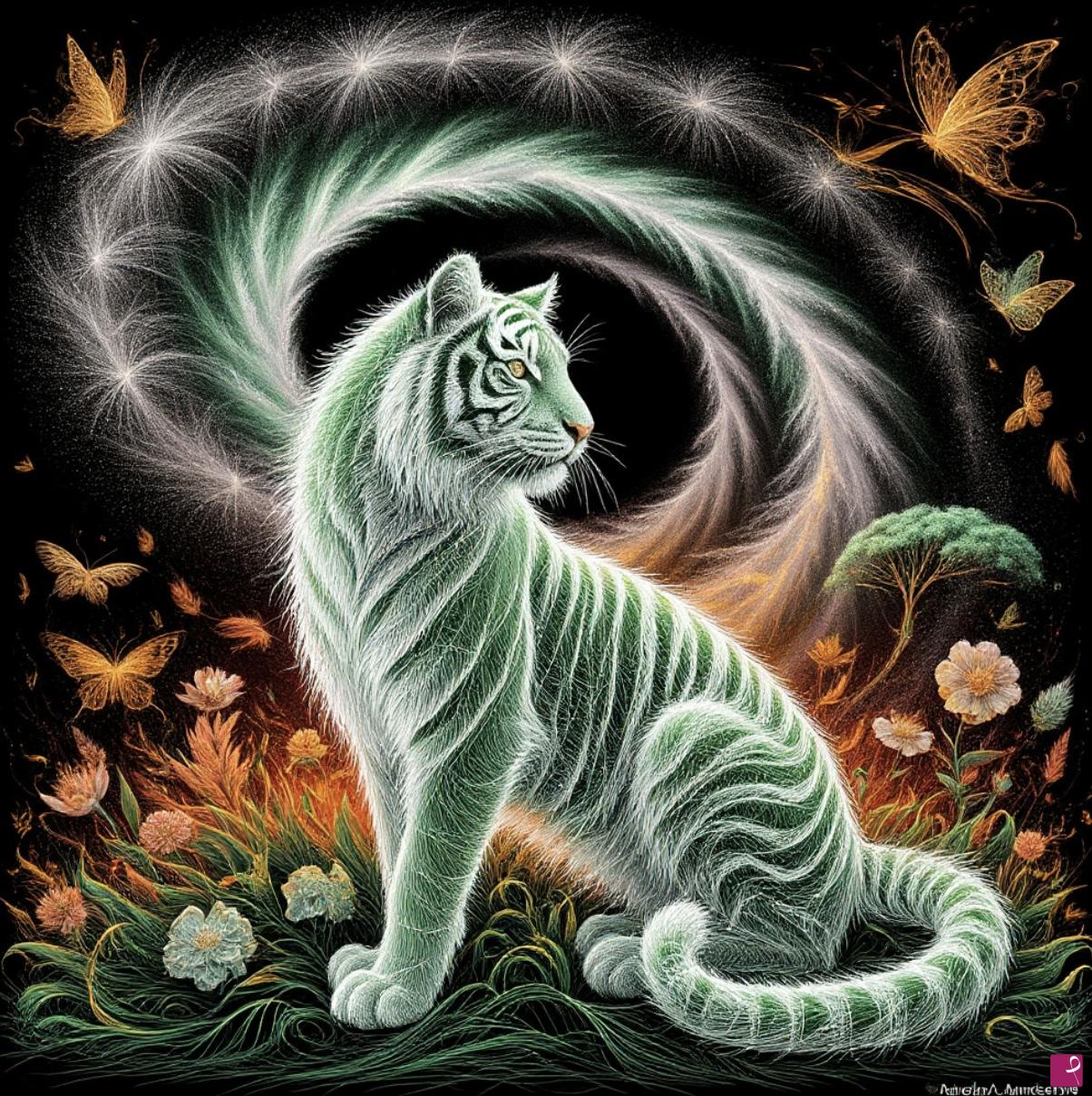 quadri in vendita online - Tiger 