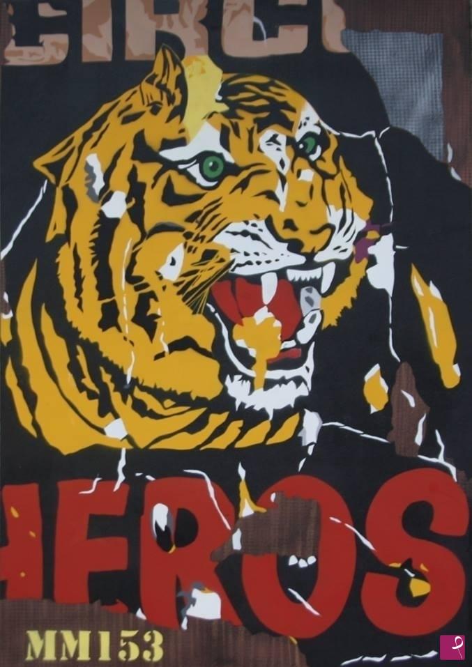 quadri in vendita online - Tiger
