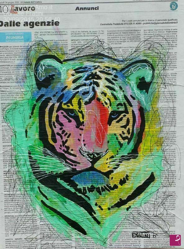 quadri in vendita online - TIGER POP