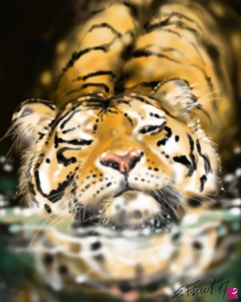 quadri in vendita online - Tigre