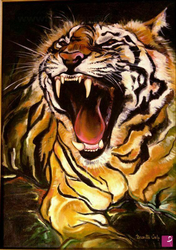 quadri in vendita online - Tigre