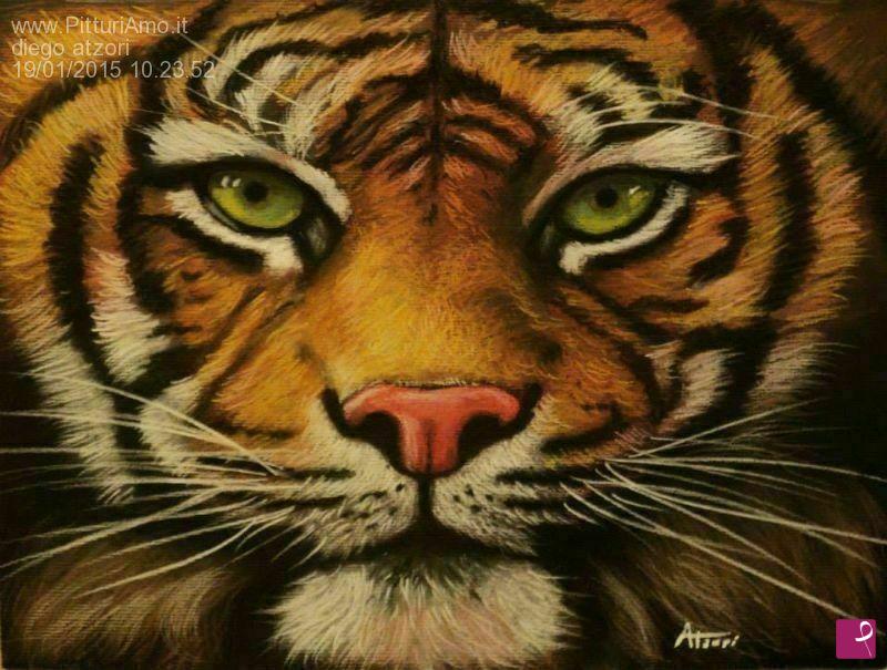 quadri in vendita online - Tigre