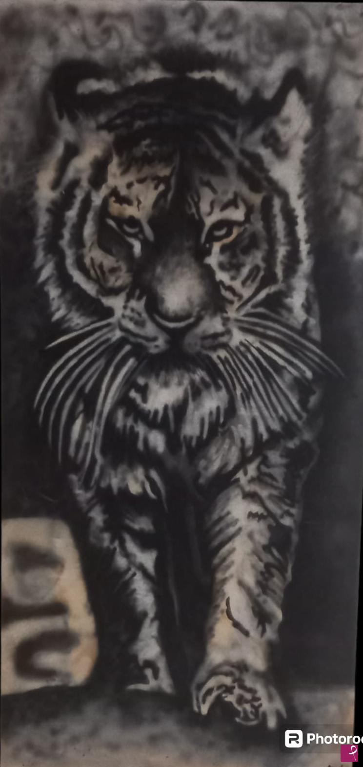 quadri in vendita online - Tigre Bianca
