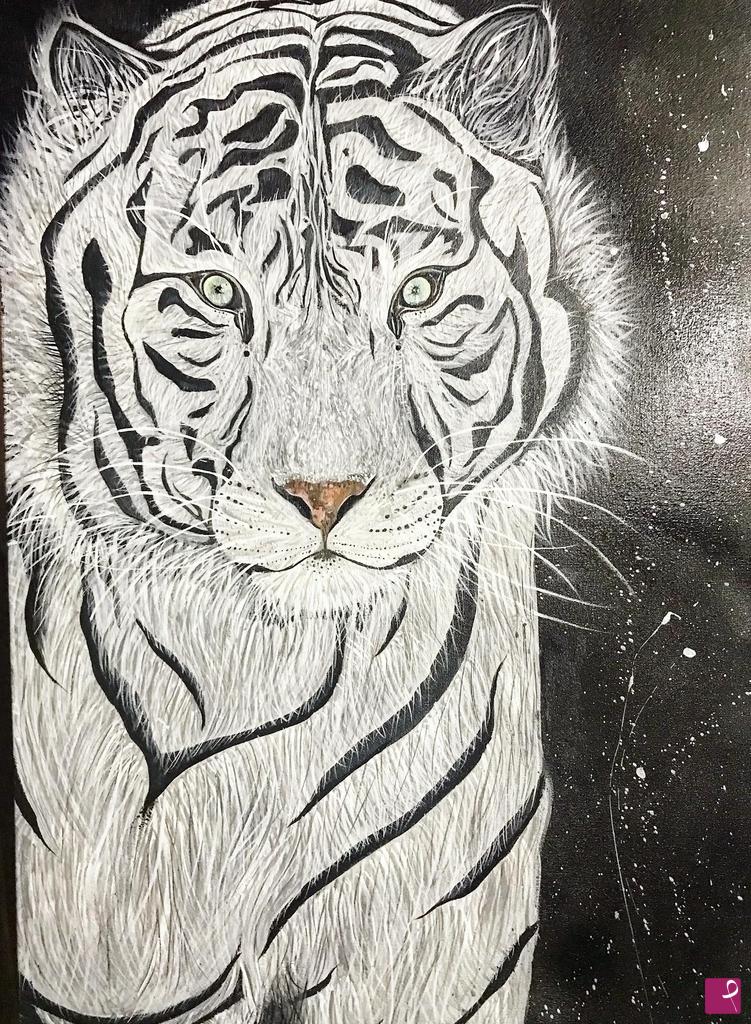 quadri in vendita online - Tigre siberiana