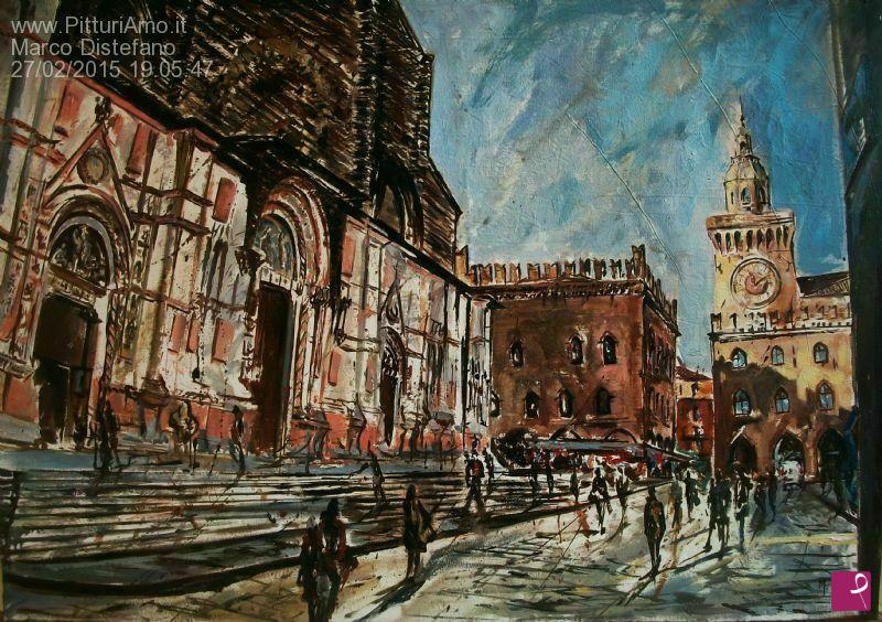 quadri in vendita online - time 18 piazza maggiore