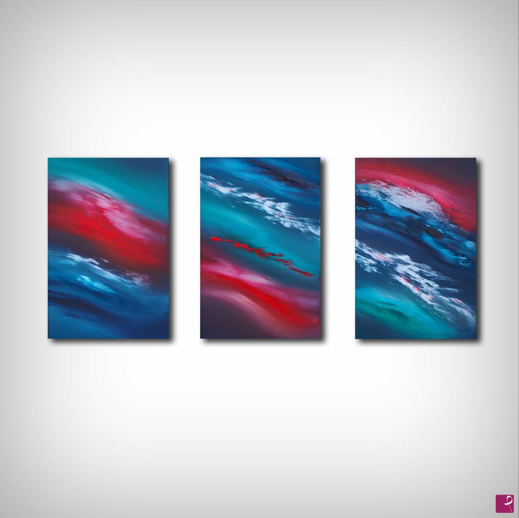 quadri in vendita online - Time passes slowly, Triptych, n° 3 Opere