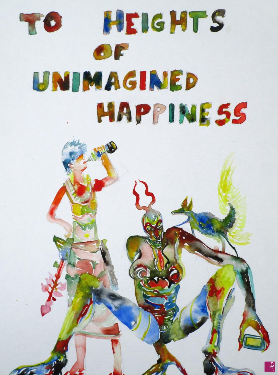 quadri in vendita online - TO HEIGHTS OF UNIMAGINED HAPPINESS ( verso vette di felicità inimmaginabile )