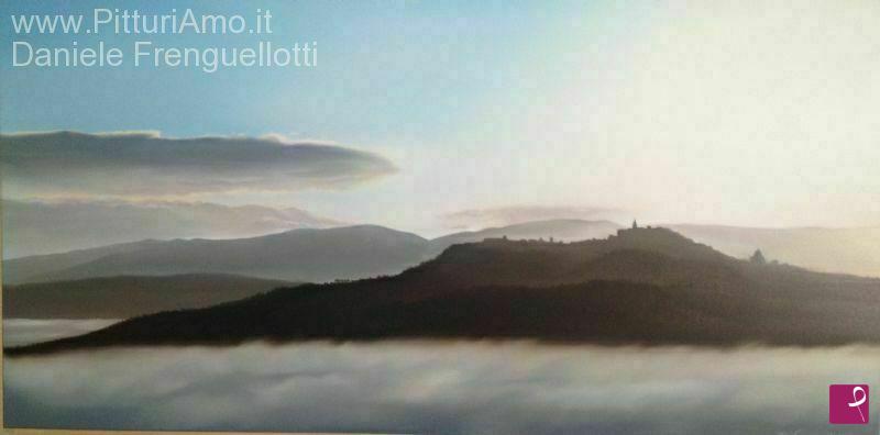 quadri in vendita online - todi in penombra