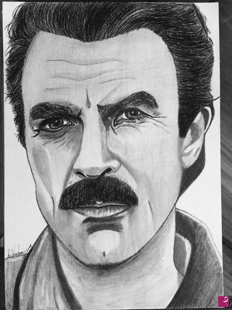 quadri in vendita online - Tom Selleck