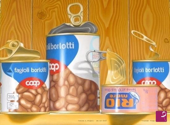 quadri in vendita online - Tonno e fagioli