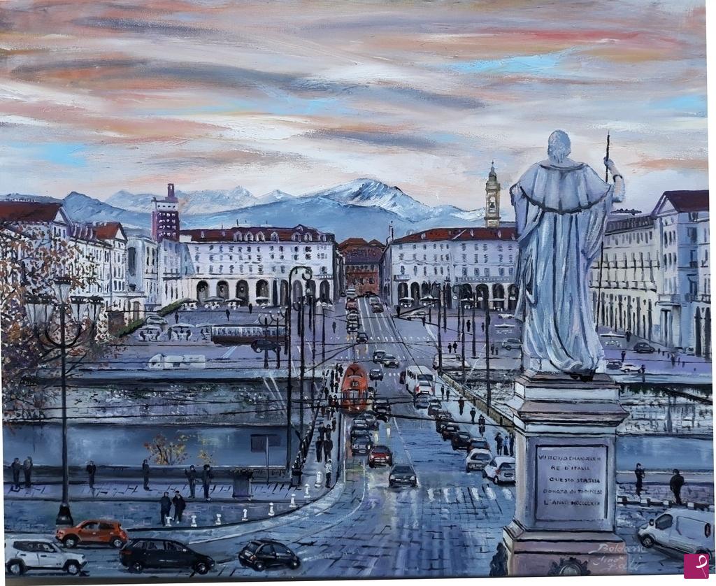 quadri in vendita online - TORINO PIAZZA VITTORIO VENETO