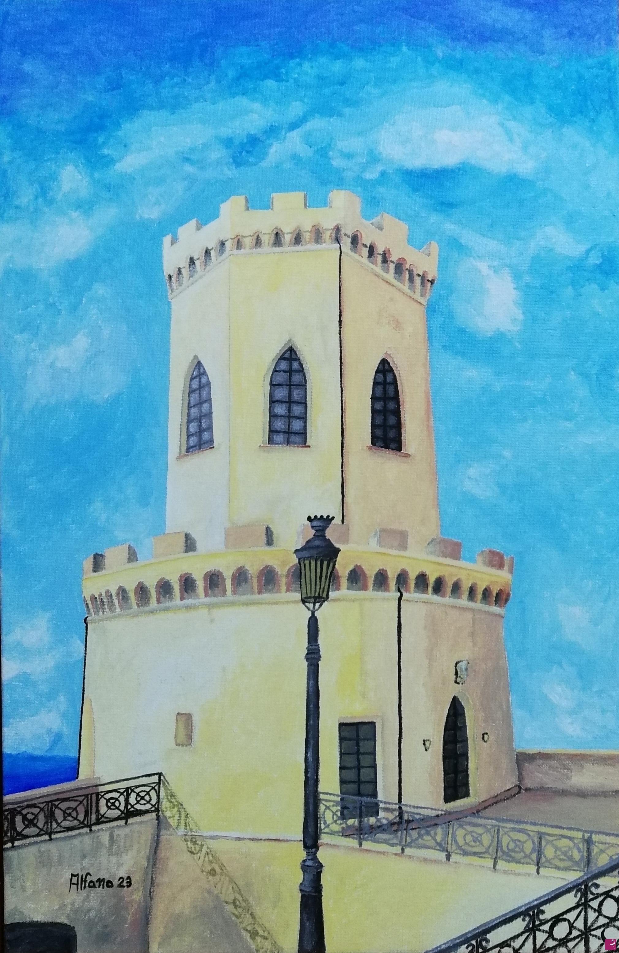 quadri in vendita online - Torre castello di Corigliano Calabro