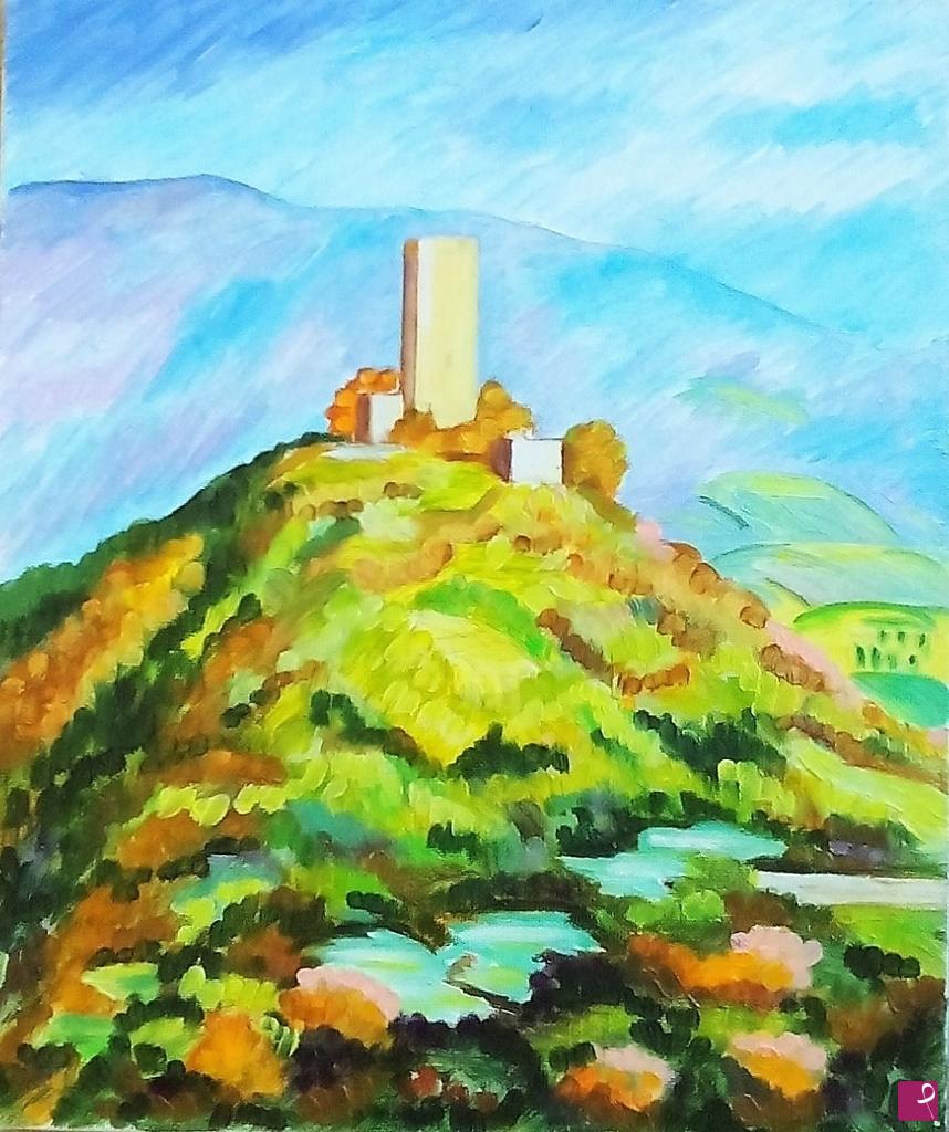 quadri in vendita online - TORRE DEL BARDELLO  -  COMO (2014)