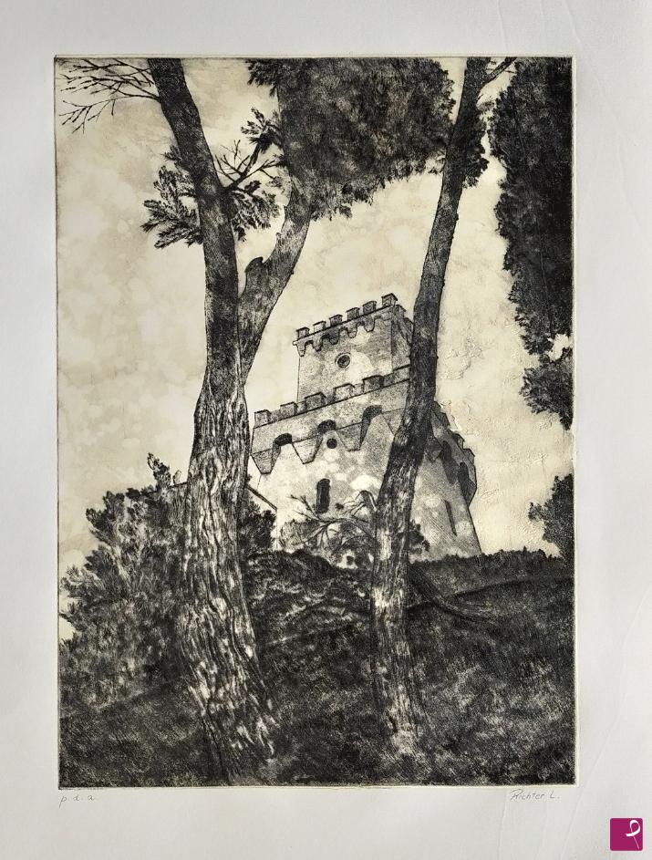 quadri in vendita online - "Torre del Cerrano" 
