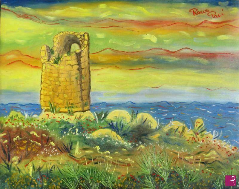 quadri in vendita online - Torre di Capo Rama