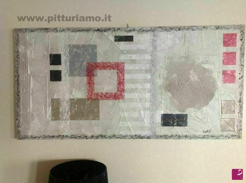 quadri in vendita online - Tortora con bordeaux