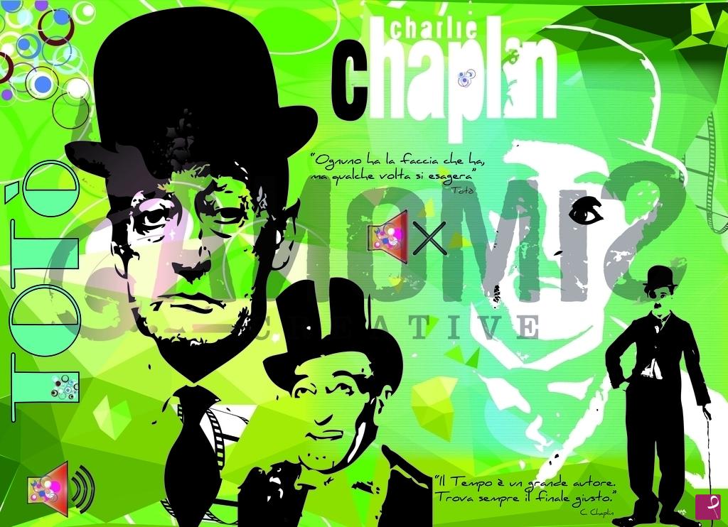 quadri in vendita online - Totò e Charlie