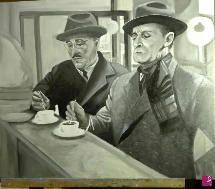 quadri in vendita online - Totò e peppino
