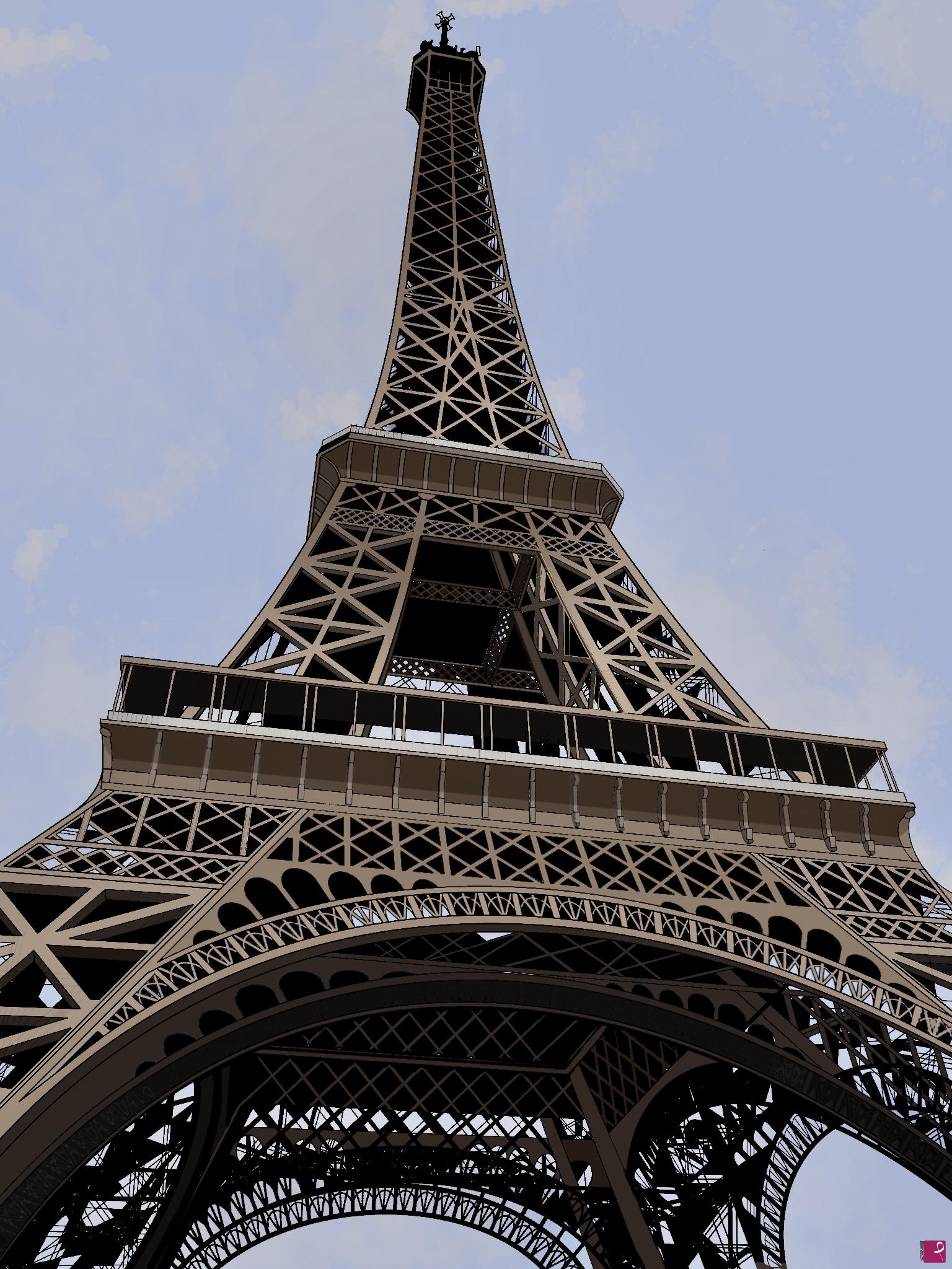 quadri in vendita online - Tour Eiffel