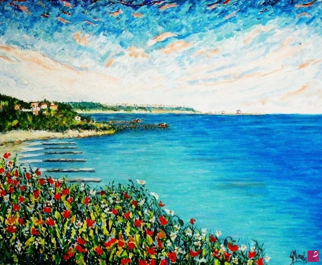 quadri in vendita online - TRABOCCHI TRA FIORI DI CAMPO 