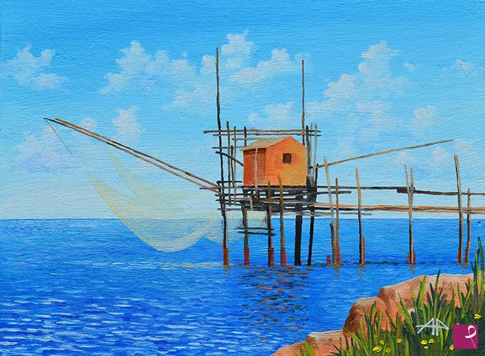 quadri in vendita online - Trabocco a San Vito