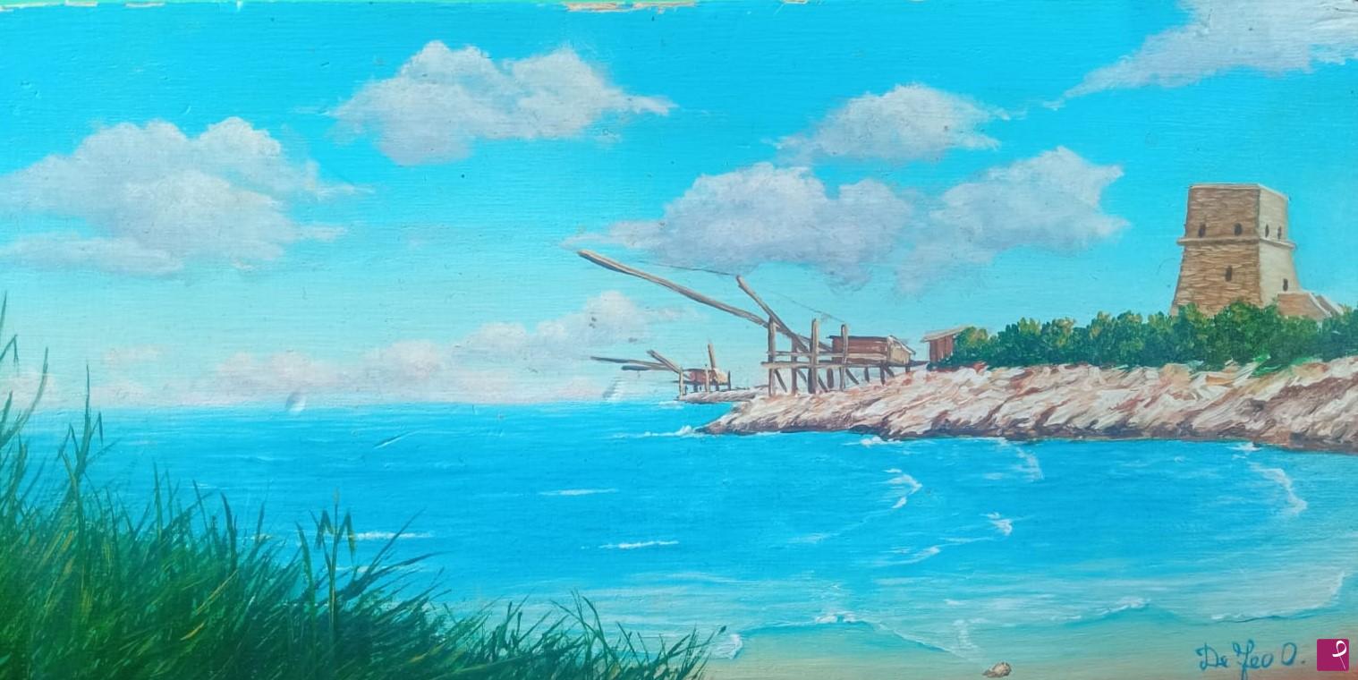 quadri in vendita online - Trabucco, Vieste.