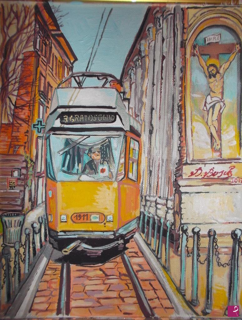quadri in vendita online - tram alle colonne di s.lorenzo