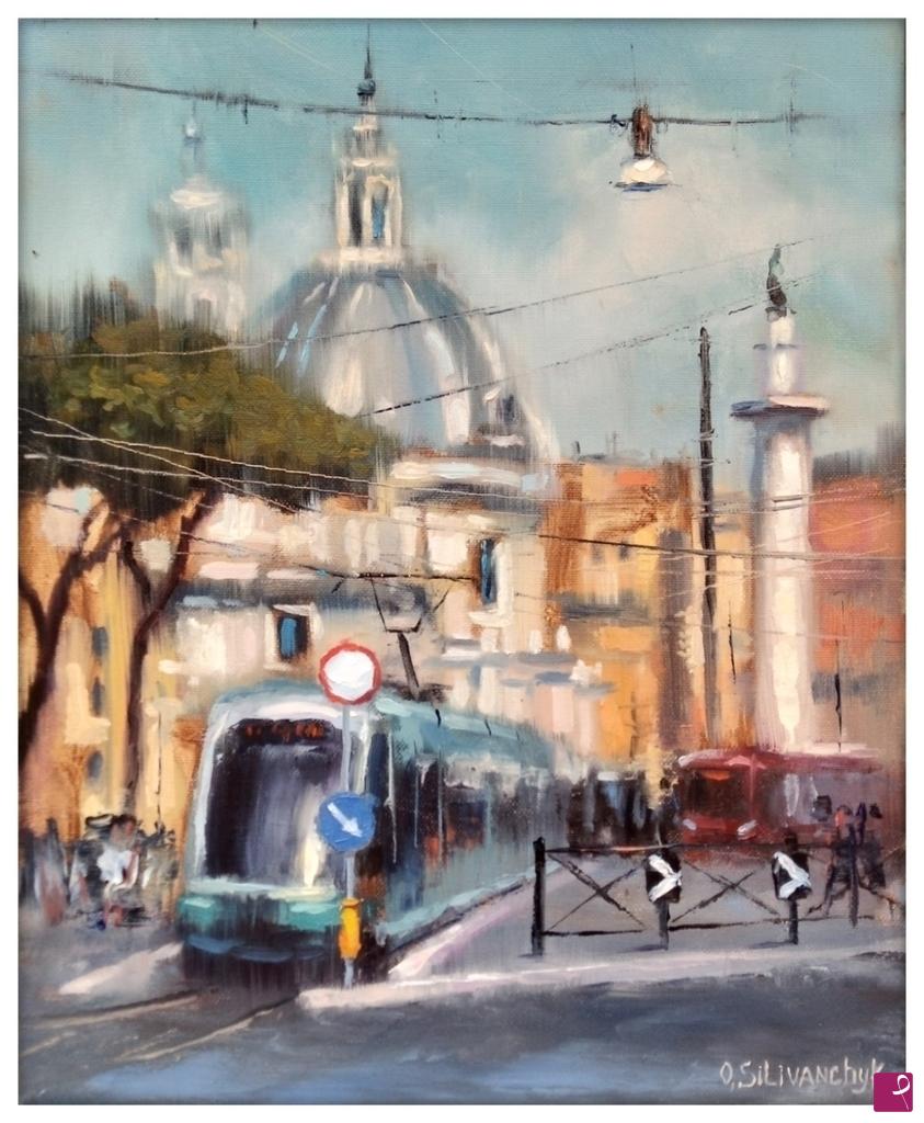 quadri in vendita online - Tram N 8