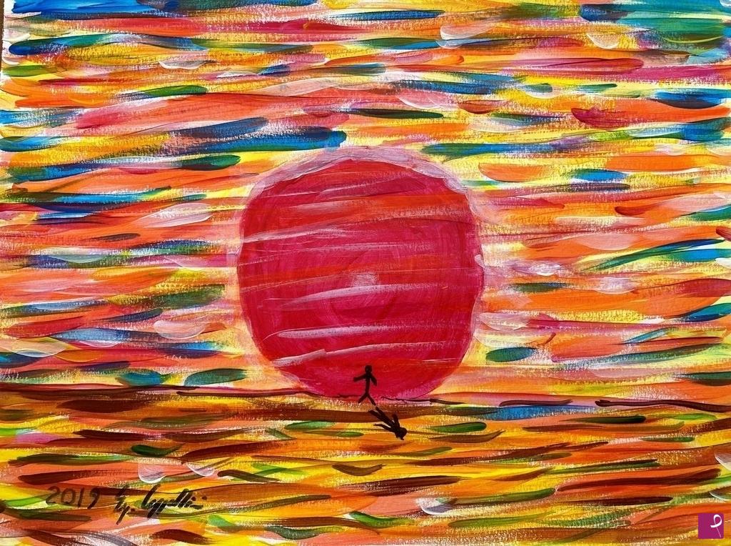 quadri in vendita online - tramonto 1