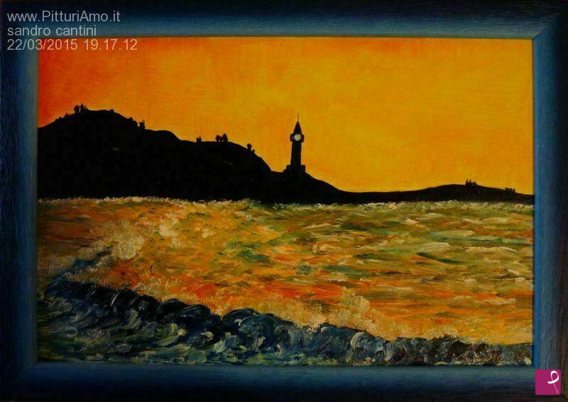 quadri in vendita online - tramonto '10