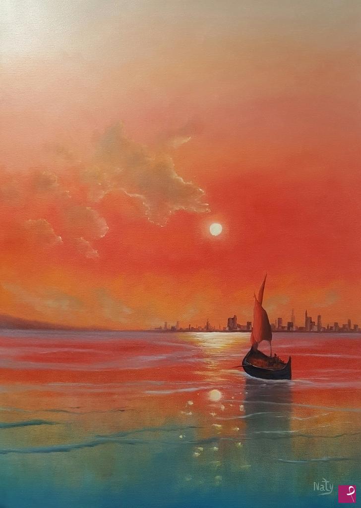quadri in vendita online - "Tramonto"