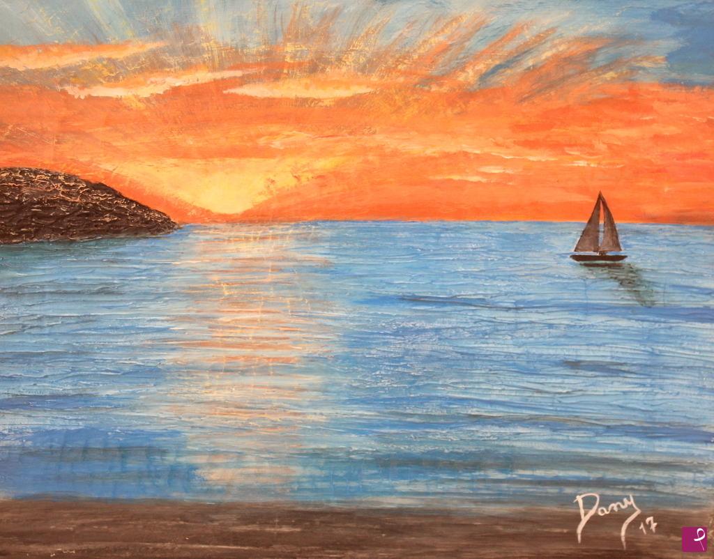 quadri in vendita online - Tramonto