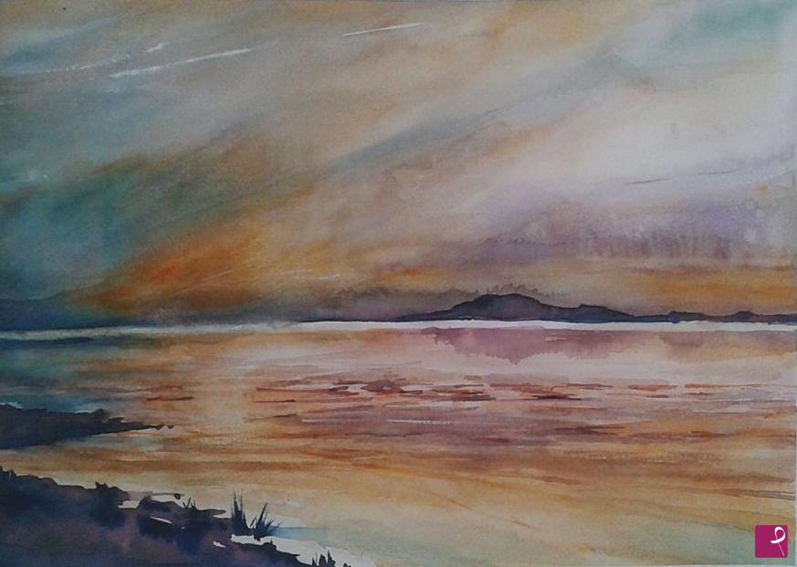 quadri in vendita online - Tramonto  