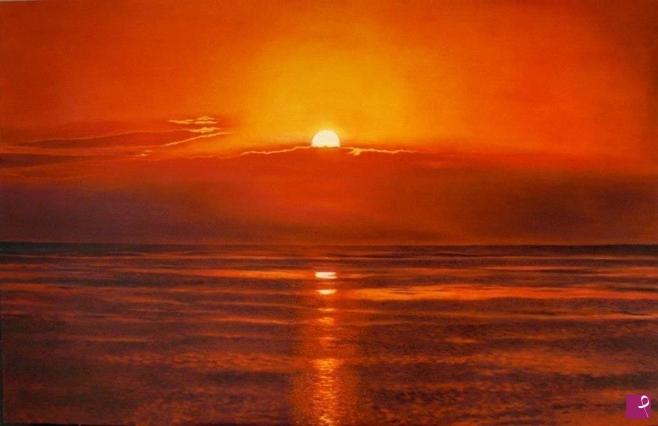 quadri in vendita online - Tramonto 