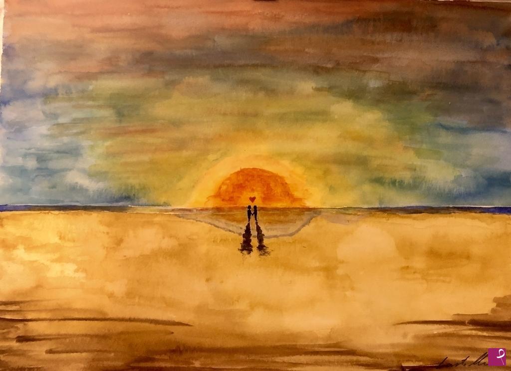 quadri in vendita online - Tramonto